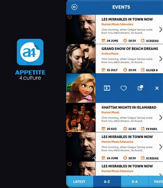 Appetite 4 Culture — UI-UX Design & Mobile App